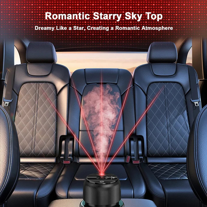 Car Humidifier Fragrance with Laser Light