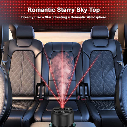 Car Humidifier Fragrance with Laser Light