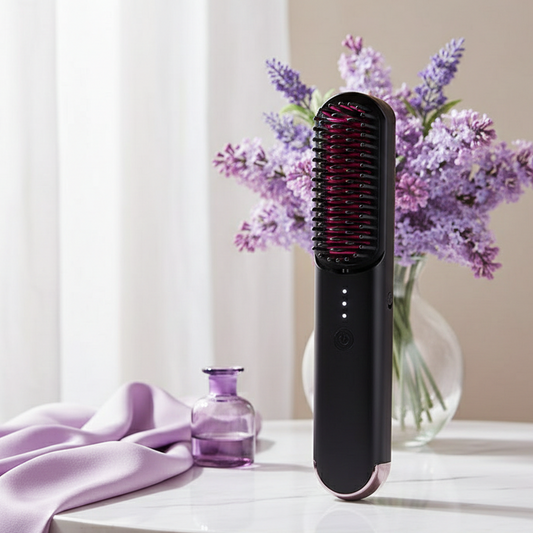 Wireless Hair Straightening Brush