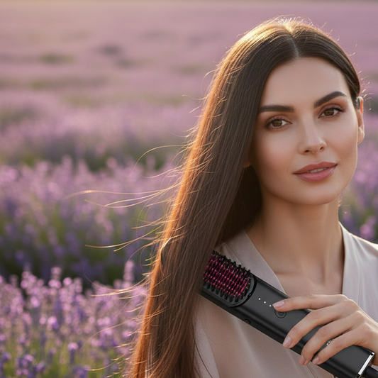 Wireless Hair Straightening Brush