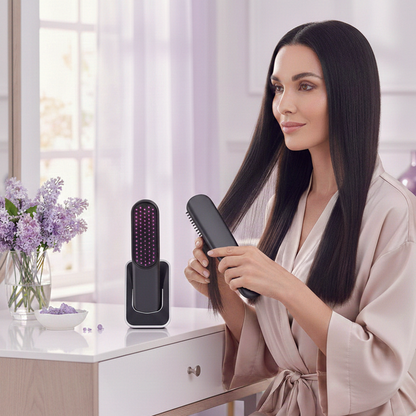 Wireless Hair Straightening Brush