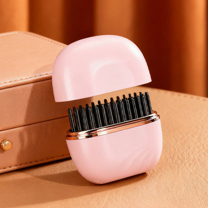 Mini Hair Straightener Brush
