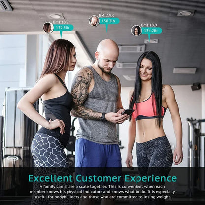 Sonifer Smart Digital Phone App Scale – Electronic Body Fat Scale with LED Display